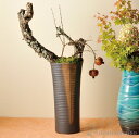 【LINE登録で300円クーポン】 花入 一条金彩 ( へちもん 木札名入れ有料 一輪挿し おしゃれ 花器 フラワーベース 置物 信楽焼 結婚 出産 内祝い 引...