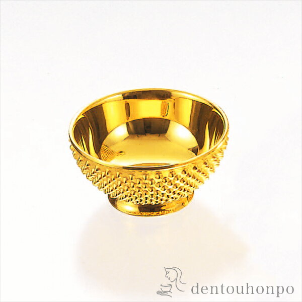 【LINE登録で300円クーポン】 純金 猪口 霰 70g 単品 ( 木札名入れ有料 高級 コレクション 美術品 工芸品 伝統 東京銀器(金工芸) 周年 創立 ...