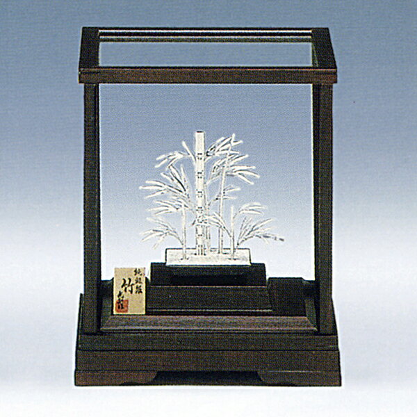 【LINE登録で300円クーポン】 銀製 盆栽 竹 B 1号・13.5g ( プレート名入れ有料 木札名入れ有料 高級 コレクション 美術品 工芸品 伝統 東京...