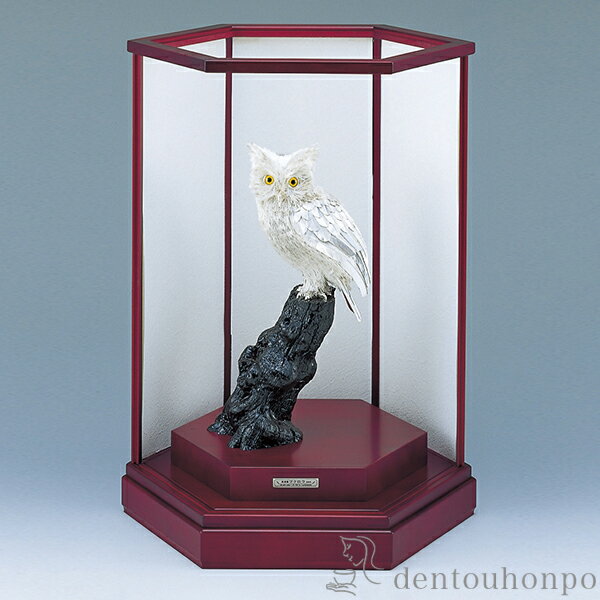 【LINE登録で300円クーポン】 銀製 シマフクロウ C 130g ( プレート名入れ有料 木札名入れ有料 高級 コレクション 美術品 工芸品 伝統 東京銀器...