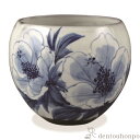 【LINE登録で300円クーポン】 お茶呑茶碗 染付草花 染付芙蓉 ( 名入れ有料 母の日 プレゼント 初任給 湯のみ ゆのみ 湯飲み カップ プレゼント 清水...