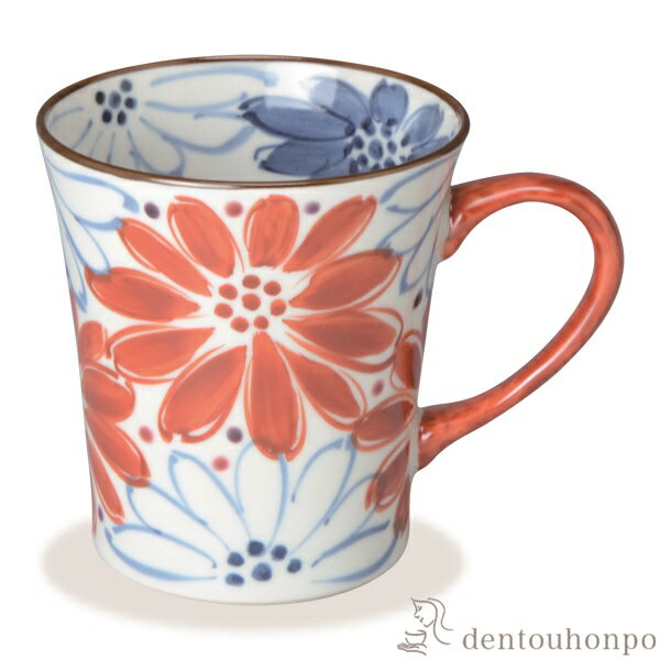 マグカップ 花はな 赤 小 ( 名入れ有料 退職祝い 定年 上司 父 母 男性 女性 先輩 プレゼント デザイン マグ オリジナル タンブラー 清水焼 京焼 結婚 出産 内祝い 引き出物 金婚式 誕生日プレゼント 還暦祝い 古希 喜寿 米寿 退職 定年 プレゼント お祝い お返し お礼 )