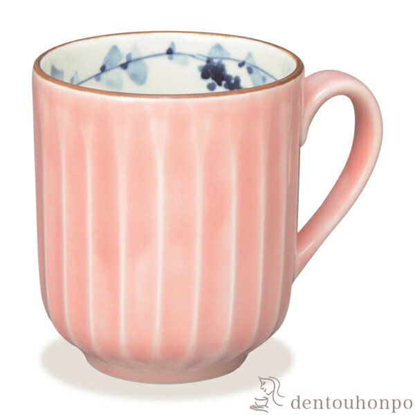 【LINE登録で300円クーポン】 マグカップ 交趾唐草 ピンク ( プレゼント デザイン マグ オリジナル タンブラー 清水焼 京焼 結婚 出産 内祝い 引き出物 金婚式 誕生日プレゼント 還暦祝い 古希 喜寿 米寿 退職 定年 プレゼント お祝い お返し お礼 令和 両親 父 母 )