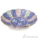 【LINE登録で300円クーポン】 菊型七寸鉢 色絵祥瑞唐子 ( 名入れ有料 和食 食器 おつまみ 朝食 煮物 清水焼 京焼 結婚 出産 内祝い 引き出物 金婚...
