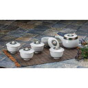 【10%OFFクーポン 本日23:59まで】 九谷焼 蓋付茶器 白七宝 湯呑5個・急須セット ( 母の日 プレゼント 初任給 茶器セット 急須 湯呑み 日本茶 ...
