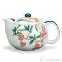 【LINE登録で300円クーポン】 九谷焼 ポット急須 12か月の花 花海棠(4月) 茶こし付き ( ティーポット お茶 セット 日本茶 おすすめ 九谷焼 結婚...