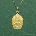 十八金製 お守りご本尊ペンダント 普賢菩薩 辰・巳年 K18チェーン付 ( 光則(金工芸) おしゃれ ジュエリー ネックレス レディース チャーム 東京銀器(金工芸) 結婚 出産 内祝い 引き出物 金婚式 誕生日プレゼント 還暦祝い 古希 喜寿 米寿 退職 定年 自分用 )