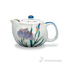 【LINE登録で300円クーポン】 ポット急須 12か月の花 花菖蒲(5月) 茶こし付き ( 母の日 プレゼント 初任給 ティーポット お茶 セット 日本茶 お...