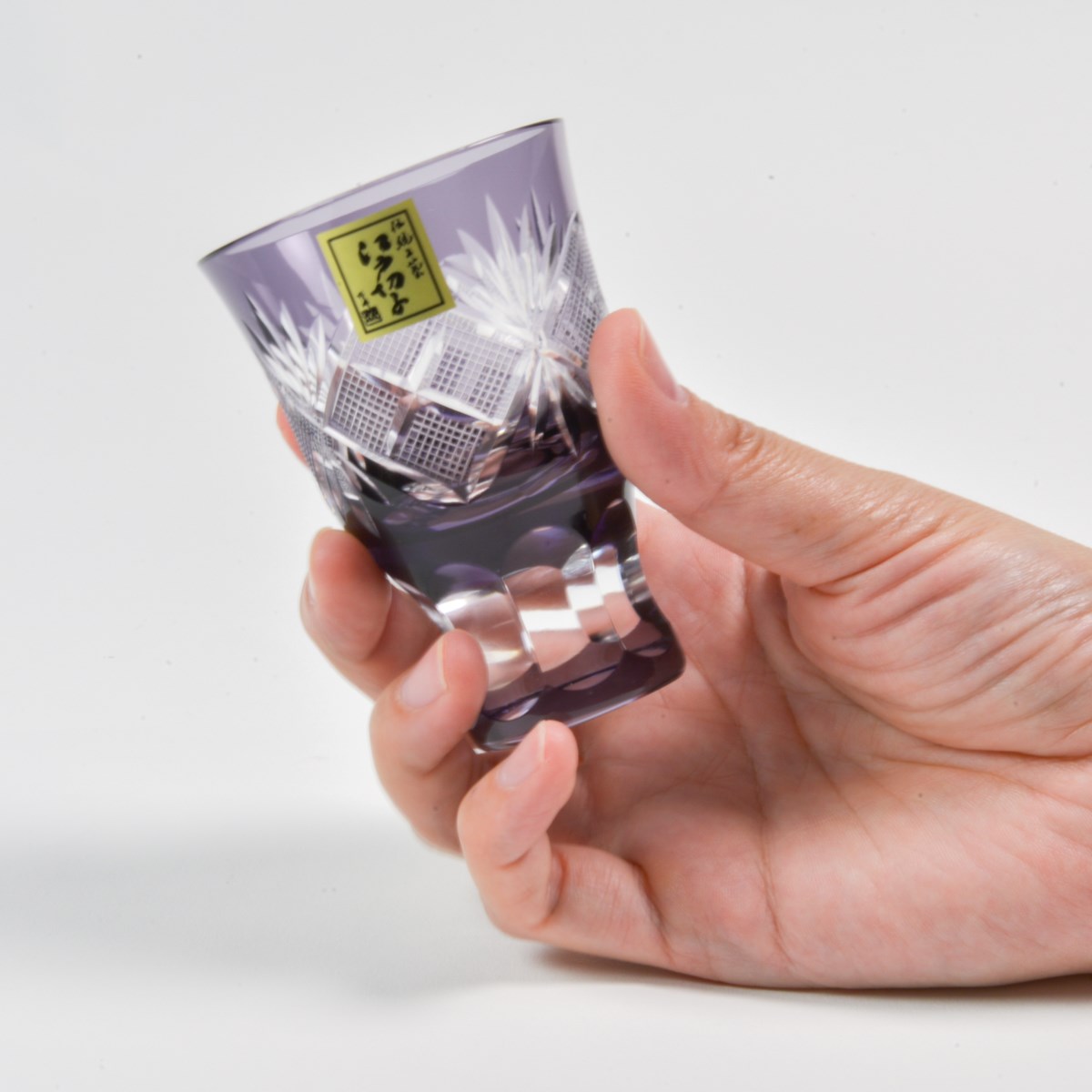 江戸切子 魚子切子 酒杯 ペア 江戸紫切子 (...の紹介画像3