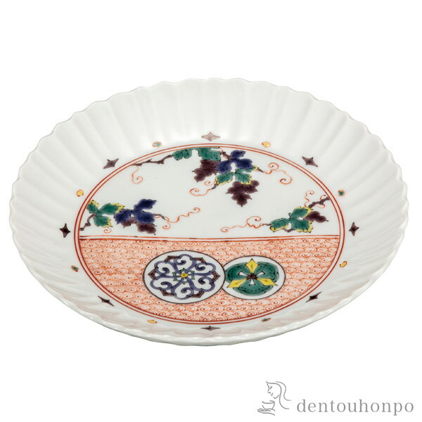 乐天商城 - 盛皿 ぶどう文 6号 ( 初任給 プレゼント 母の日 プレート おつまみ 料理 和食 洋食 九谷焼 結婚 出産 内祝い 引き出物 金婚式 誕生日プレゼント 還暦祝い 古希 喜寿 米寿 退職 定年 プレゼント お祝い お返し お礼 令和 両親 父 母 男性 女性 日本製 おすすめ おしゃれ )