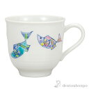 【5%OFFクーポン 本日23:59まで】 マグカップ 魚紋 ( 敬老の日 プレゼント 早割 プレゼント デザイン マグ オリジナル タンブラー 九谷焼 結婚 出産 内祝い 引き出物 金婚式 誕生日プレゼント 還暦祝い 古希 喜寿 米寿 退職 定年 プレゼント お祝い お返し お礼 )