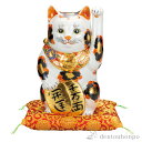 【LINE登録で300円クーポン】 招き猫 金三毛 8号 布団付 ( 木札名入れ有料 置物 幸運 開運 まねきねこ 風水 九谷焼 結婚 出産 内祝い 引き出物 金婚式 誕生日プレゼント 還暦祝い 古希 喜寿 米寿 退職 定年 プレゼント お祝い お返し お礼 令和 両親 父 母 男性 女性 )(3)