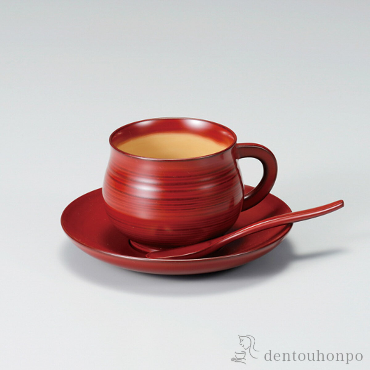 【LINE登録で300円クーポン】 珈琲カップ 古代朱 ( セット ソーサー ティーカップ 美味しい おすすめ 越前漆器 結婚 出産 内祝い 引き出物 金婚式 ...