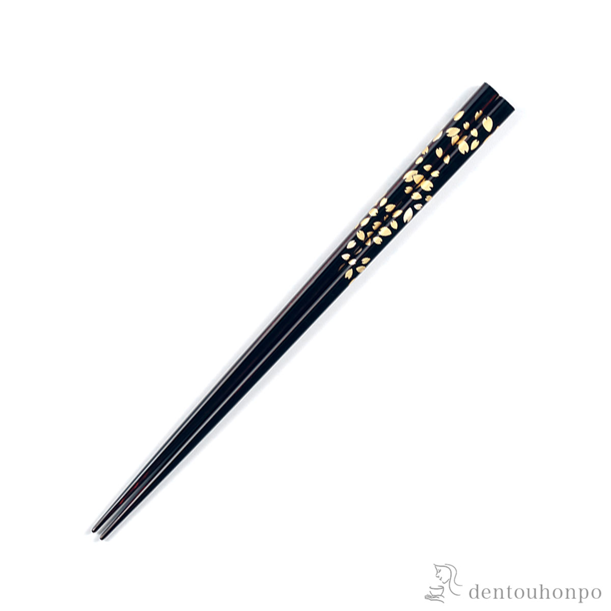 箸 さくら蒔絵 溜 23.5cm ( 退職祝い 定年 お箸 プレゼント はし 高級箸 塗り箸 越前漆器 結婚 出産 内祝い 引き出物 金婚式 誕生日プレゼント 還暦祝い 古希 喜寿 米寿 退職 定年 プレゼント お祝い お返し お礼 令和 両親 父 母 男性 女性 日本製 おすすめ )