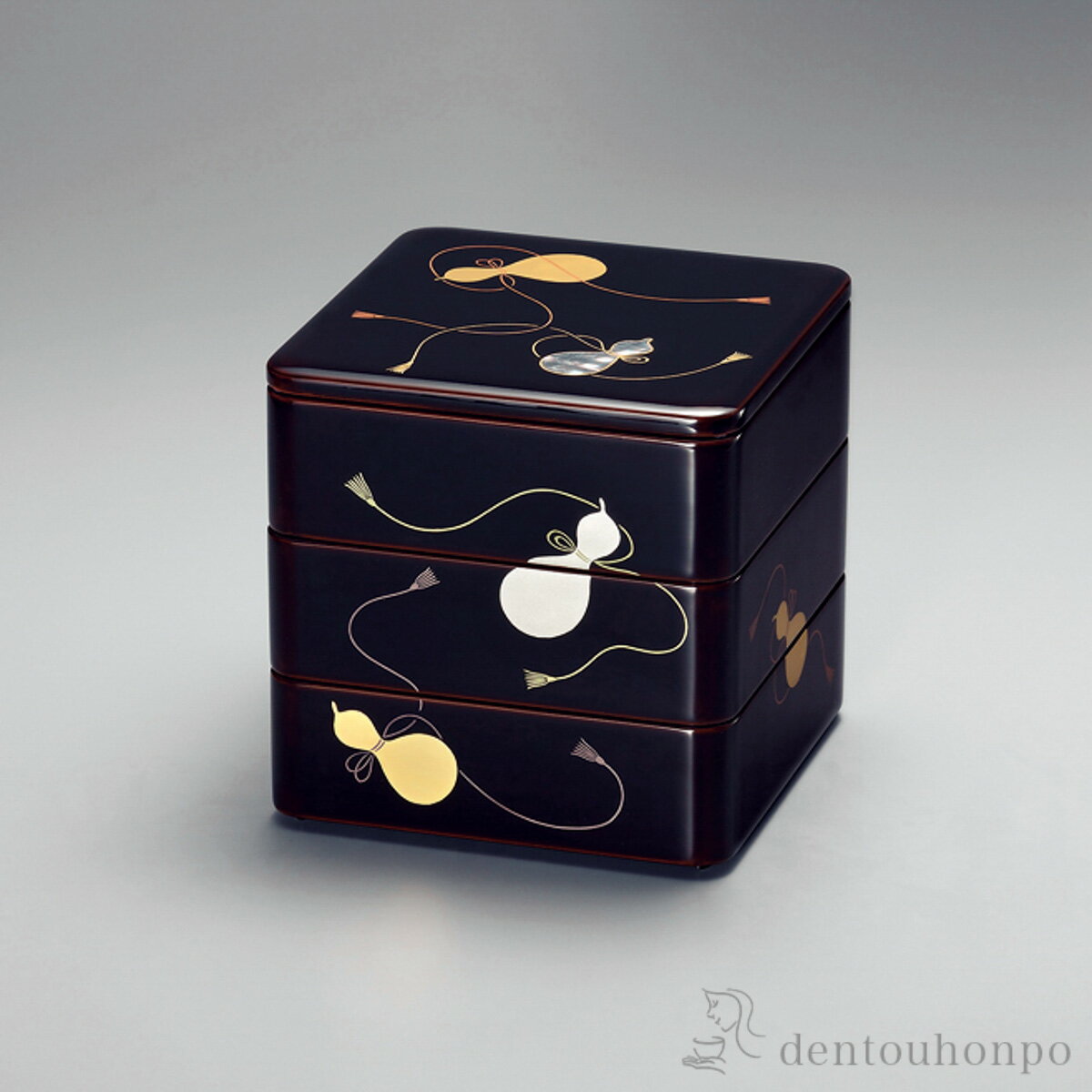 【LINE登録で300円クーポン】 三段重 貝入り六瓢 溜内朱 ( お正月 新年 おせち 運動会 漆塗り お正月 人気 越前漆器 遠足 運動会 正月 おせち プ...