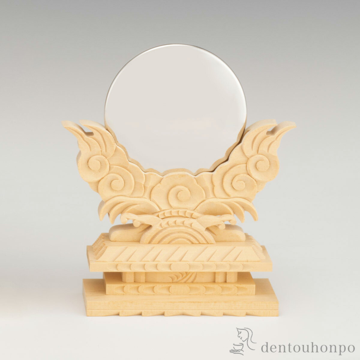 【LINE登録で300円クーポン】 純プラチナ 御神鏡 2.5号 110g ( 木札名入れ有料 神社 神道 ブランド おすすめ 人気 東京銀器(金工芸) プレゼ...