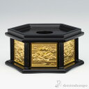 【5%OFFクーポン 本日23:59まで】 純金 飾り付りん台 蓮 純金38g おりん3.0寸用 ( お寺 仏壇 ブランド おすすめ 人気 東京銀器(金工芸) ...