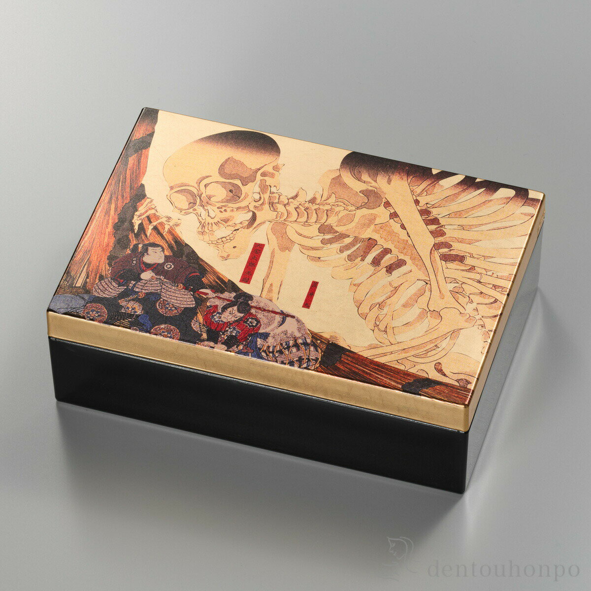 箔名画 アクセサリーボックス モンスター ( 箔一 アクセサリー入れ 収納ボックス ケース BOX 宝物 金沢金箔 結婚 出産 内祝い 引き出物 金婚式 誕生日プレゼント 還暦祝い 古希 喜寿 米寿 退職 定年 プレゼント お祝い お返し お礼 令和 両親 父 母 男性 女性 日本製 )