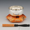 銀製 おりん D 2.5号・190g ( りん 仏具 お彼岸 りん台 セット 東京銀器(銀工芸) 法要 メモリアル 法事 祈念 弔事 寄進 奉納 プレゼント お祝い お返し お礼 令和 海外 日本 男性 女性 日本製 おすすめ 仏壇 仏具 先祖様 供養 )