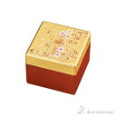 【10%OFFクーポン 7/11 1:59まで】 角宝石箱 桜川 オルゴール付 ( アクセサリー入れ 収納ボックス ケース BOX 宝物 山中漆器 結婚 出産 ...