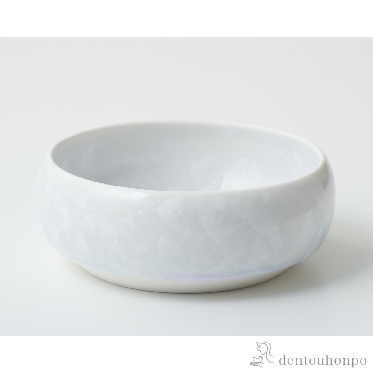 【5/20 11%OFFクーポン有】 ペット用フードボウル Paws bowl 花結晶 白 M ( 清水焼 京焼 父の日 プレゼント 猫用 犬用 ネコ 猫 ペット用品 清水焼 京焼 新築祝い　誕生日　 プレゼント お祝い お返し お礼 令和 家族　ペット 男性 女性 日本製 おすすめ おしゃれ )