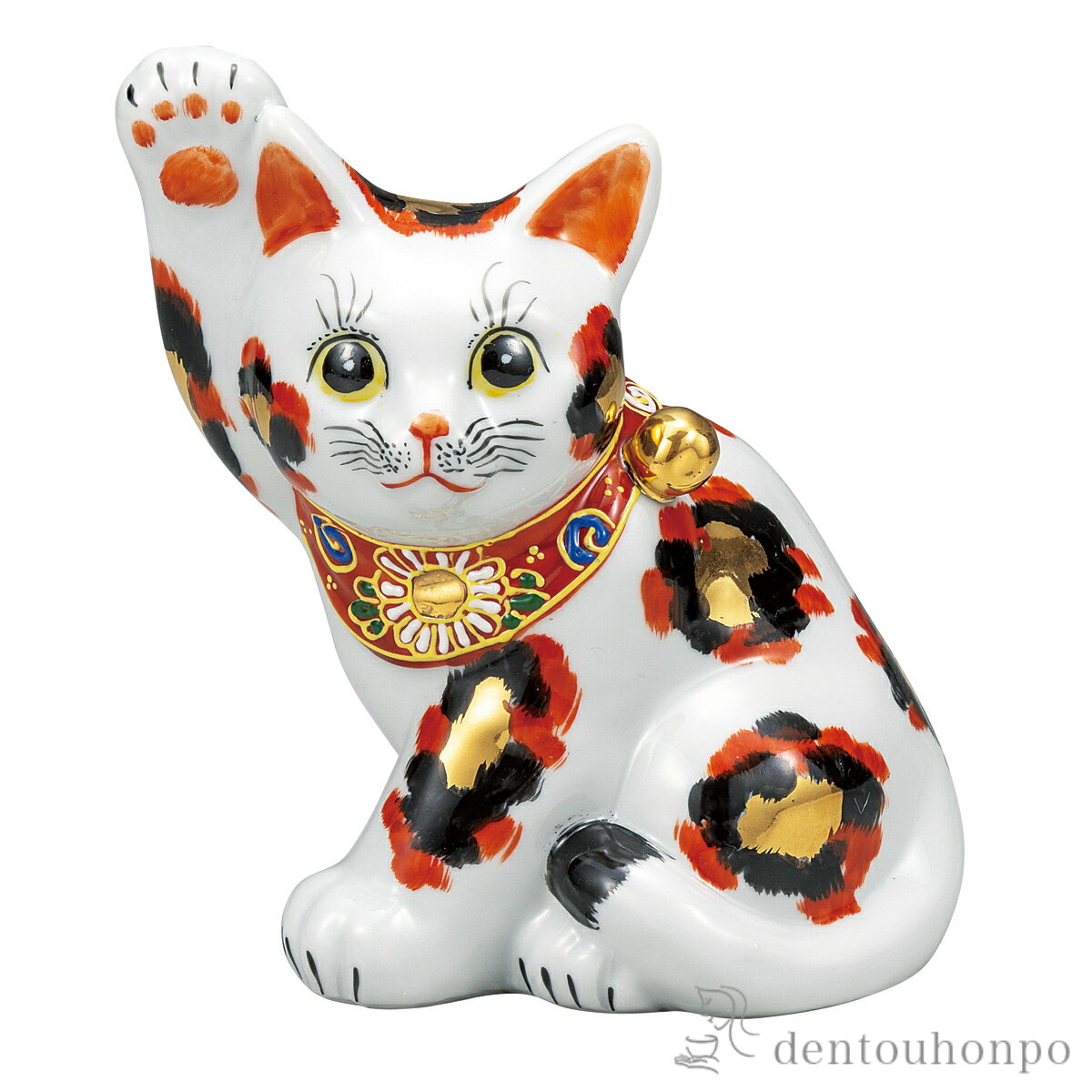 乐天商城 - 招き猫 金三毛 5.5号 ( 初任給 プレゼント 母の日 置物 幸運 開運 まねきねこ 風水 九谷焼 結婚 出産 内祝い 引き出物 金婚式 誕生日プレゼント 還暦祝い 古希 喜寿 米寿 退職 定年 プレゼント お祝い お返し お礼 令和 両親 父 母 男性 女性 )