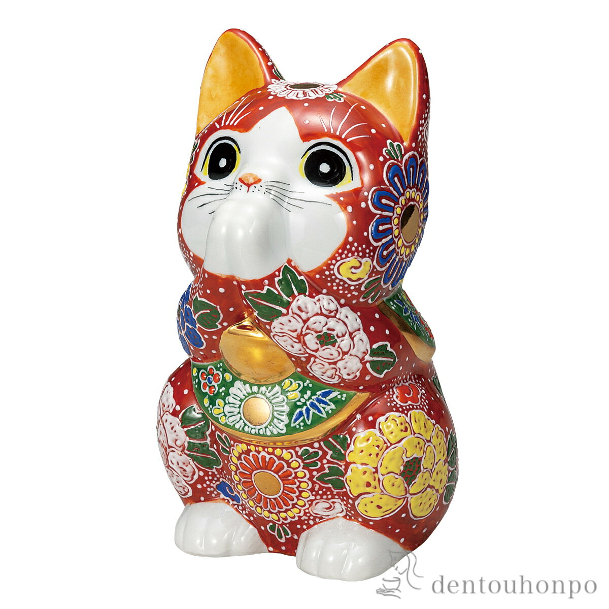 乐天商城 - お祈り猫 赤盛 7号 ( 置物 幸運 開運 まねきねこ 風水 九谷焼 結婚 出産 内祝い 引き出物 金婚式 誕生日プレゼント 還暦祝い 古希 喜寿 米寿 退職 定年 プレゼント お祝い お返し お礼 令和 両親 父 母 男性 女性 日本製 おすすめ おしゃれ )