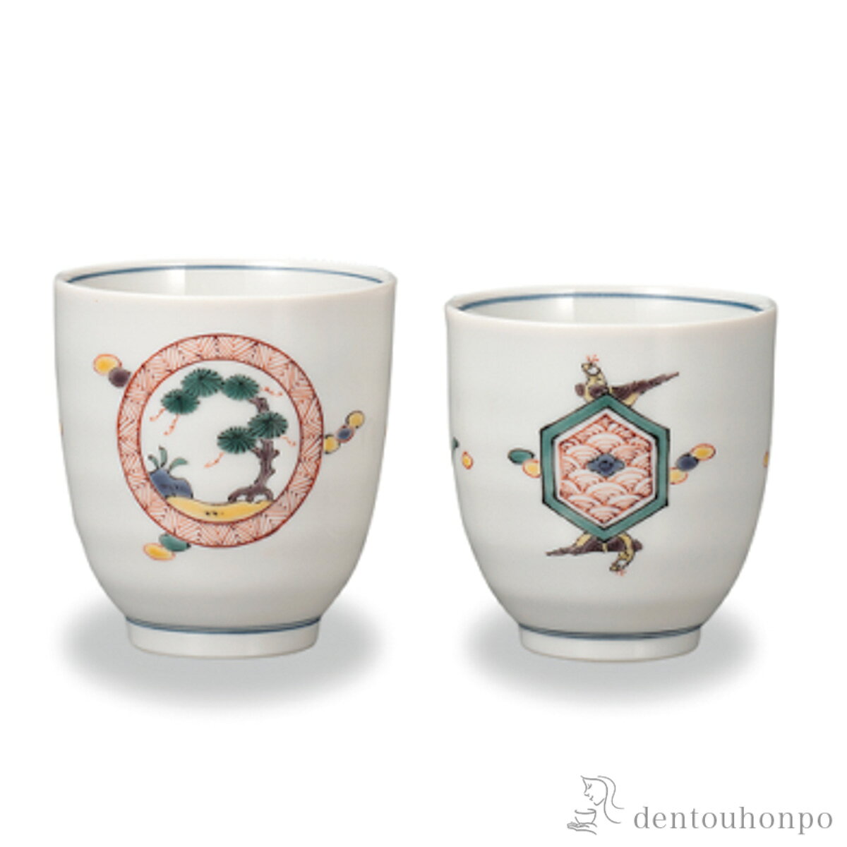 乐天商城 - 組湯呑 松丸文 ペア ( 初任給 プレゼント 母の日 湯呑み 湯のみ セット 湯飲み おすすめ 九谷焼 結婚 出産 内祝い 引き出物 金婚式 誕生日プレゼント 還暦祝い 古希 喜寿 米寿 退職 定年 プレゼント お祝い お返し お礼 令和 両親 父 母 男性 )