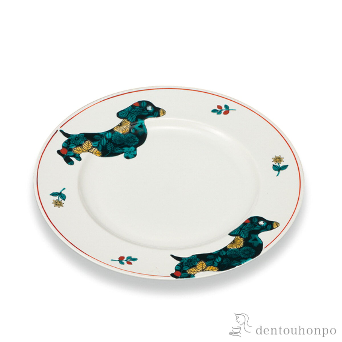 樂天商城 - 皿 犬 8.5号 ( 初任給 プレゼント 母の日 盛皿 プレート テーブルウェア 食器 パーティー 九谷焼 結婚 出産 内祝い 引き出物 金婚式 誕生日プレゼント 還暦祝い 古希 喜寿 米寿 退職 定年 プレゼント お祝い お返し お礼 令和 両親 父 母 )