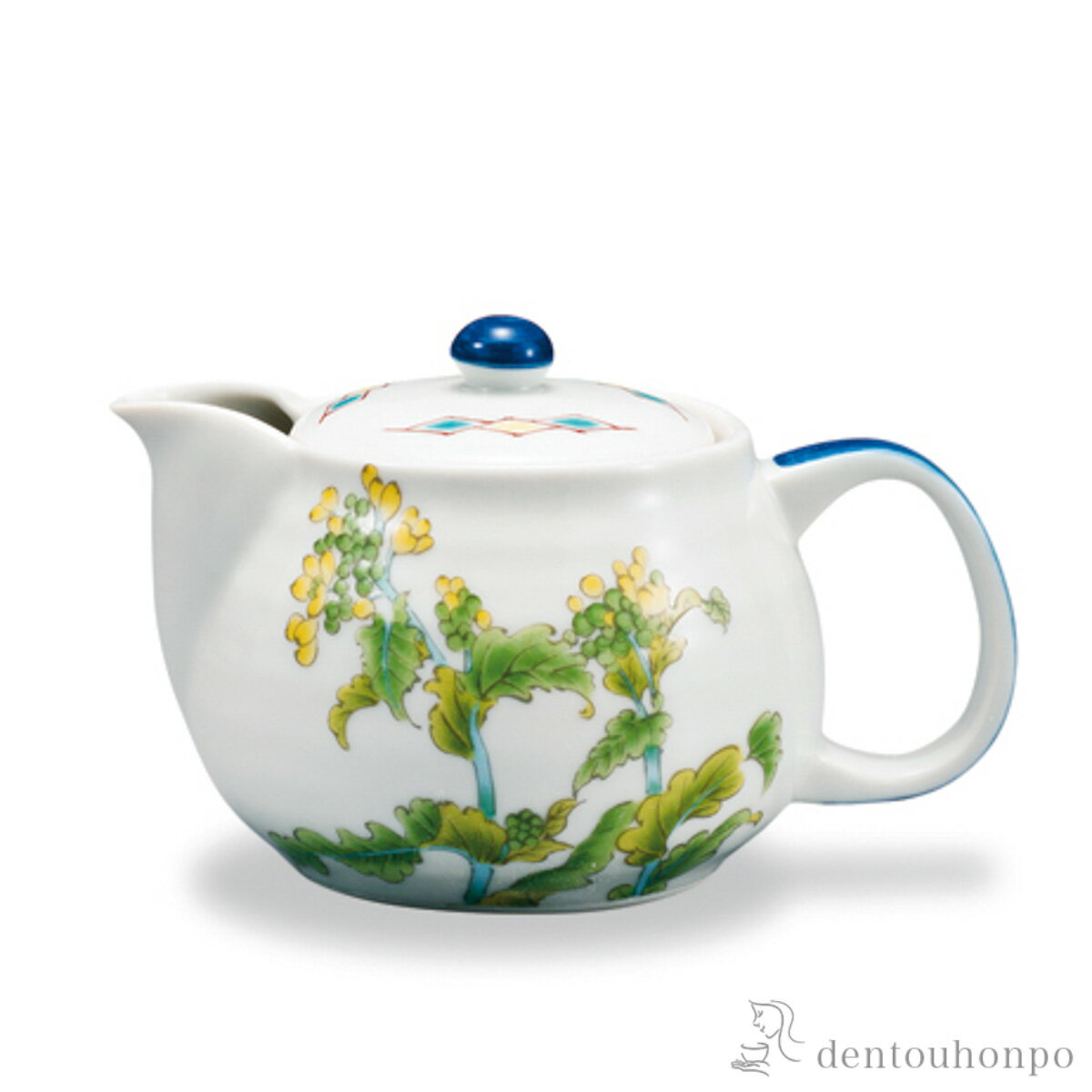 【LINE登録で300円クーポン】 ポット急須 12か月の花 菜の花（2月） 茶こし付 ( ティーポ ...