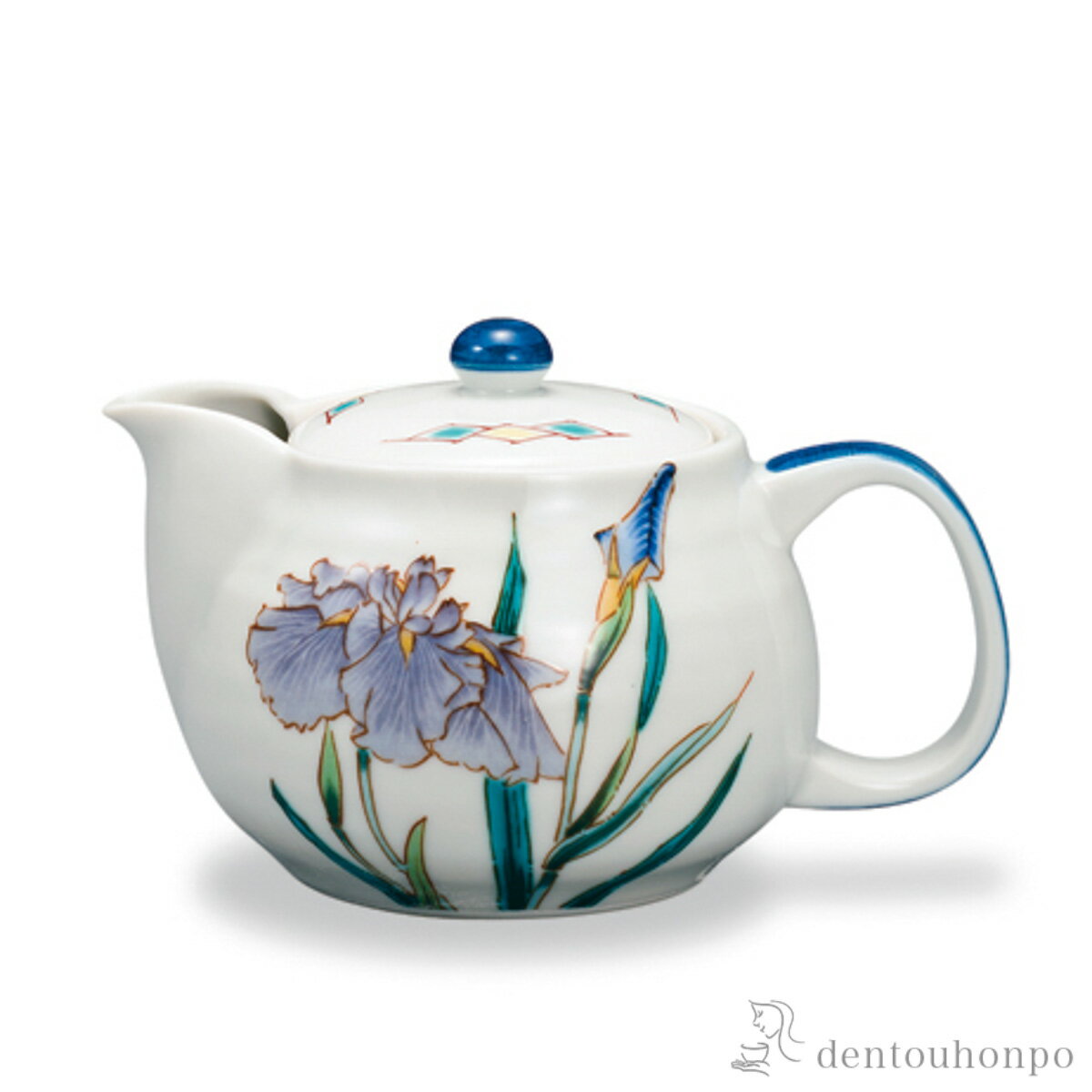 【LINE登録で300円クーポン】 ポット急須 12か月の花 花菖蒲（5月） 茶こし付 ( ティーポ ...