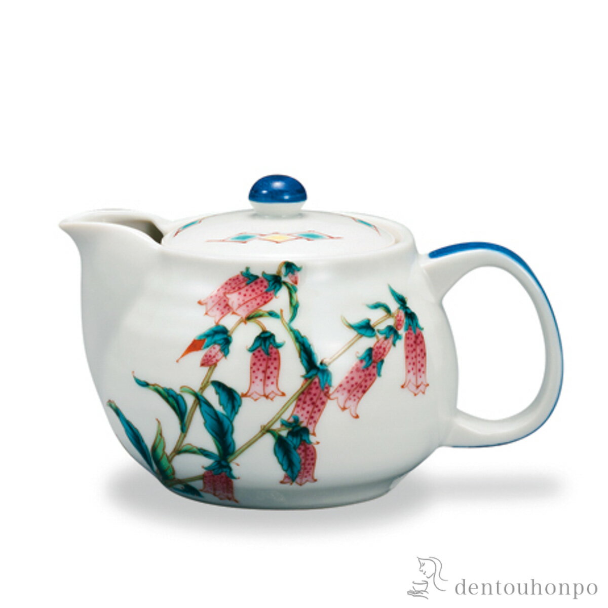 【LINE登録で300円クーポン】 ポット急須 12か月の花 螢袋（8月） 茶こし付 ( ティーポッ ...