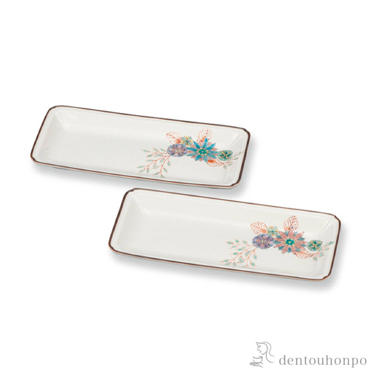 乐天商城 - 皿 華紋 8号 ペア ( 初任給 プレゼント 母の日 盛皿 プレート テーブルウェア 食器 パーティー 九谷焼 結婚 出産 内祝い 引き出物 金婚式 誕生日プレゼント 還暦祝い 古希 喜寿 米寿 退職 定年 プレゼント お祝い お返し お礼 令和 両親 父 )