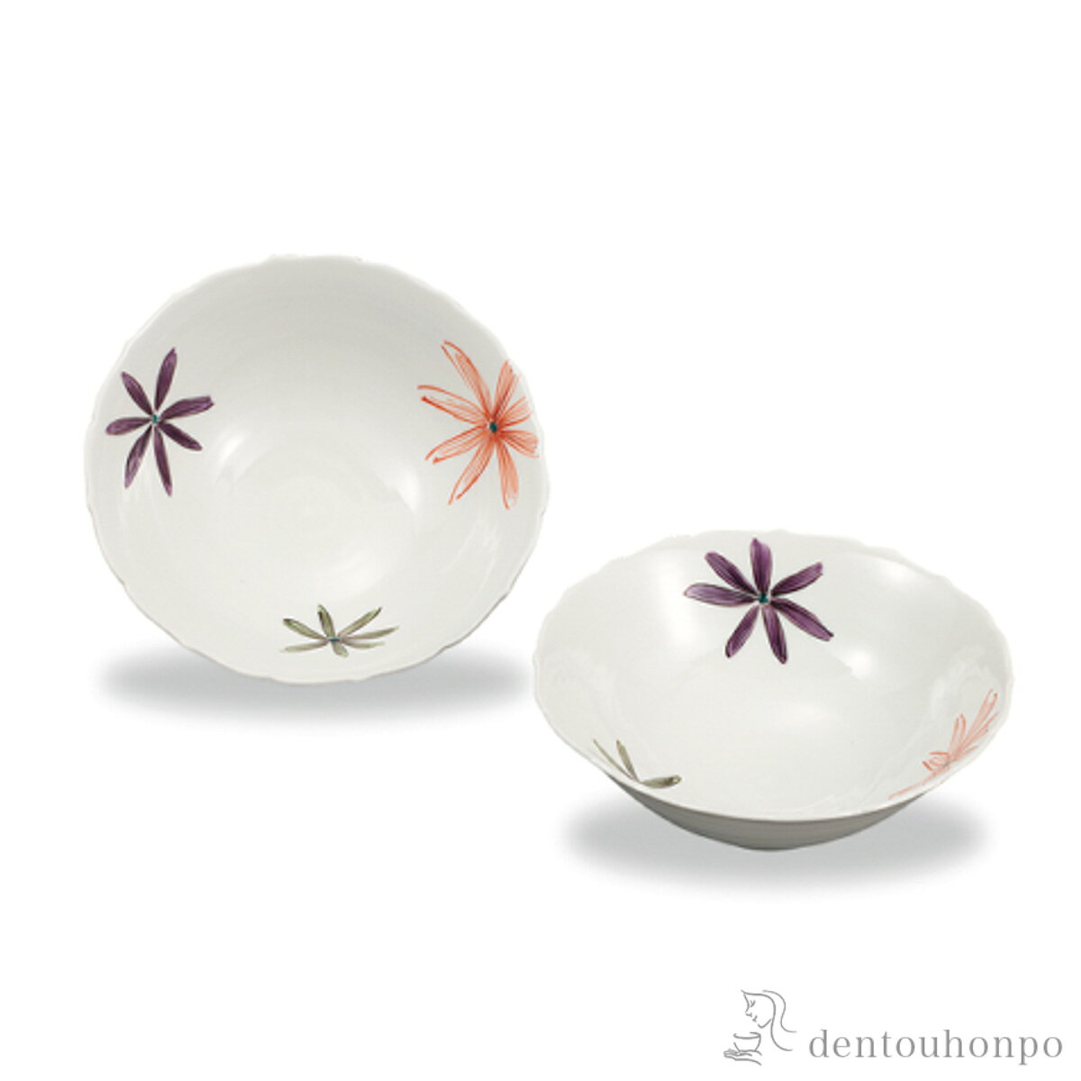 【本日5％OFFクーポン】 鉢 色絵花文 5.5号 ペア ( 敬老の日 プレゼント 実用的 和食 食器 おつまみ 朝食 料理 九谷焼 結婚 出産 内祝い 引き出物 金婚式 誕生日プレゼント 還暦祝い 古希 喜寿 米寿 退職 定年 プレゼント お祝い お返し お礼 令和 両親 父 母 男性 )
