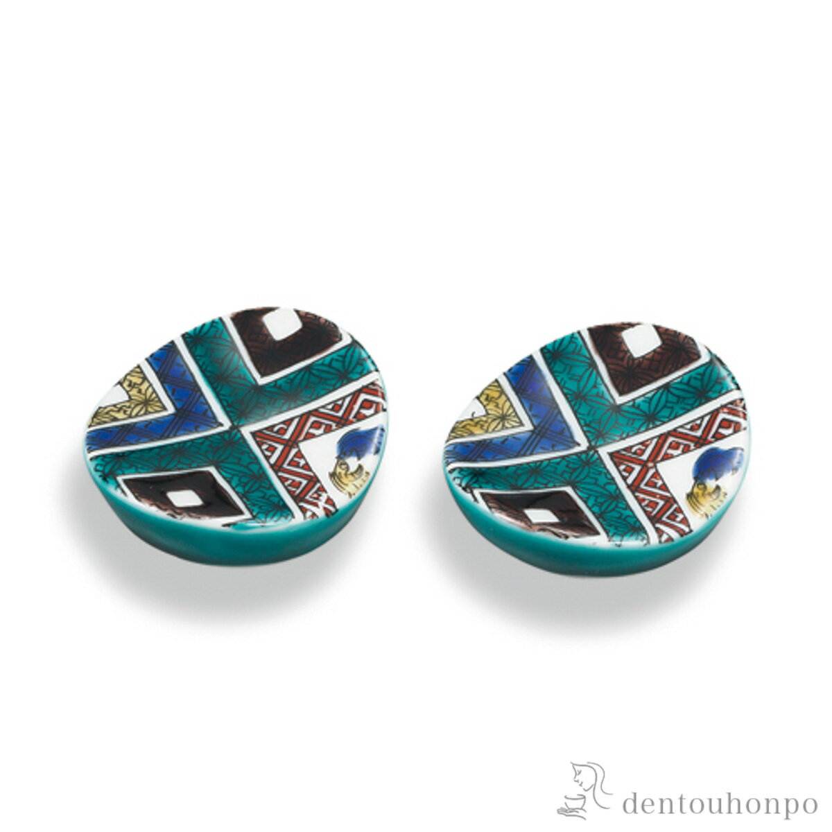 【5%OFFクーポン 本日23:59まで】 丸箸置 石畳の図 ペア ( ギフトセット 結婚祝い 箸休め はしおき おしゃれ 九谷焼 結婚 出産 内祝い 引き出物 金婚式 誕生日プレゼント 還暦祝い 古希 喜寿 米寿 退職 定年 プレゼント お祝い お返し お礼 令和 両親 父 母 男性 )