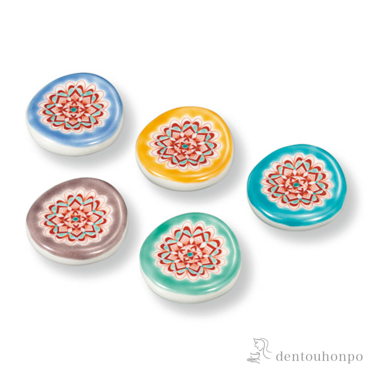 【11%OFFクーポン!!2/19 20時~4H限定】 箸置 赤絵丸紋 ( ギフトセット 結婚祝い 箸休め はしおき おしゃれ 九谷焼 結婚 出産 内祝い 引き出物 金婚式 誕生日プレゼント 還暦祝い 古希 喜寿 米寿 退職 定年 プレゼント お祝い お返し お礼 令和 両親 父 母 男性 )