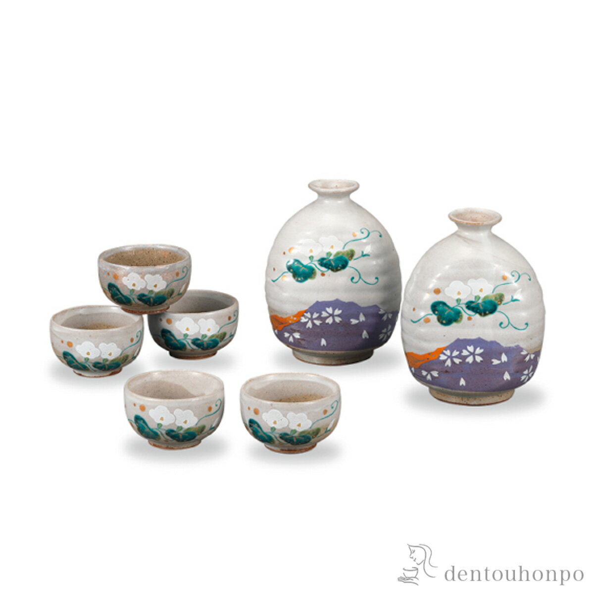 【8%OFFクーポン 本日23:59まで】酒器揃 花風雅 ( 酒器 日本酒 冷酒 プレゼント 人気 九谷焼 結婚 出産 内祝い 引き出物 金婚式 誕生日プレゼント 還暦祝い 古希 喜寿 米寿 退職 定年 プレゼント お祝い お返し お礼 令和 両親 父 母 男性 女性 日本製 )