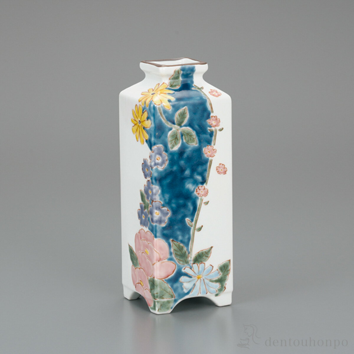 乐天商城 - 【11%OFFクーポン&P5倍 5/9 20~24時】 一輪生 花紋 7号 ( 初任給 プレゼント 母の日 花瓶 おしゃれ 花器 フラワーベース おすすめ 九谷焼 結婚 出産 内祝い 引き出物 金婚式 誕生日プレゼント 還暦祝い 古希 喜寿 米寿 退職 定年 プレゼント お祝い お返し お礼 令和 )
