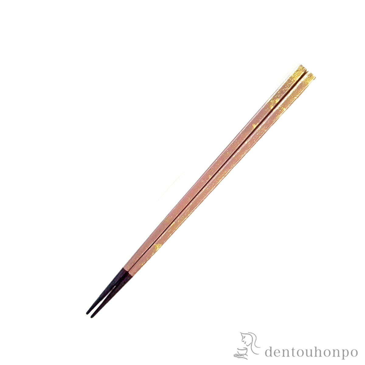 乐天商城 - 木製箸 鉄木 切箔 桃 21.5cm ( 初任給 プレゼント 母の日 お箸 プレゼント はし 高級箸 塗り箸 山中漆器 結婚 出産 内祝い 引き出物 金婚式 誕生日プレゼント 還暦祝い 古希 喜寿 米寿 退職 定年 プレゼント お祝い お返し お礼 令和 両親 父 )