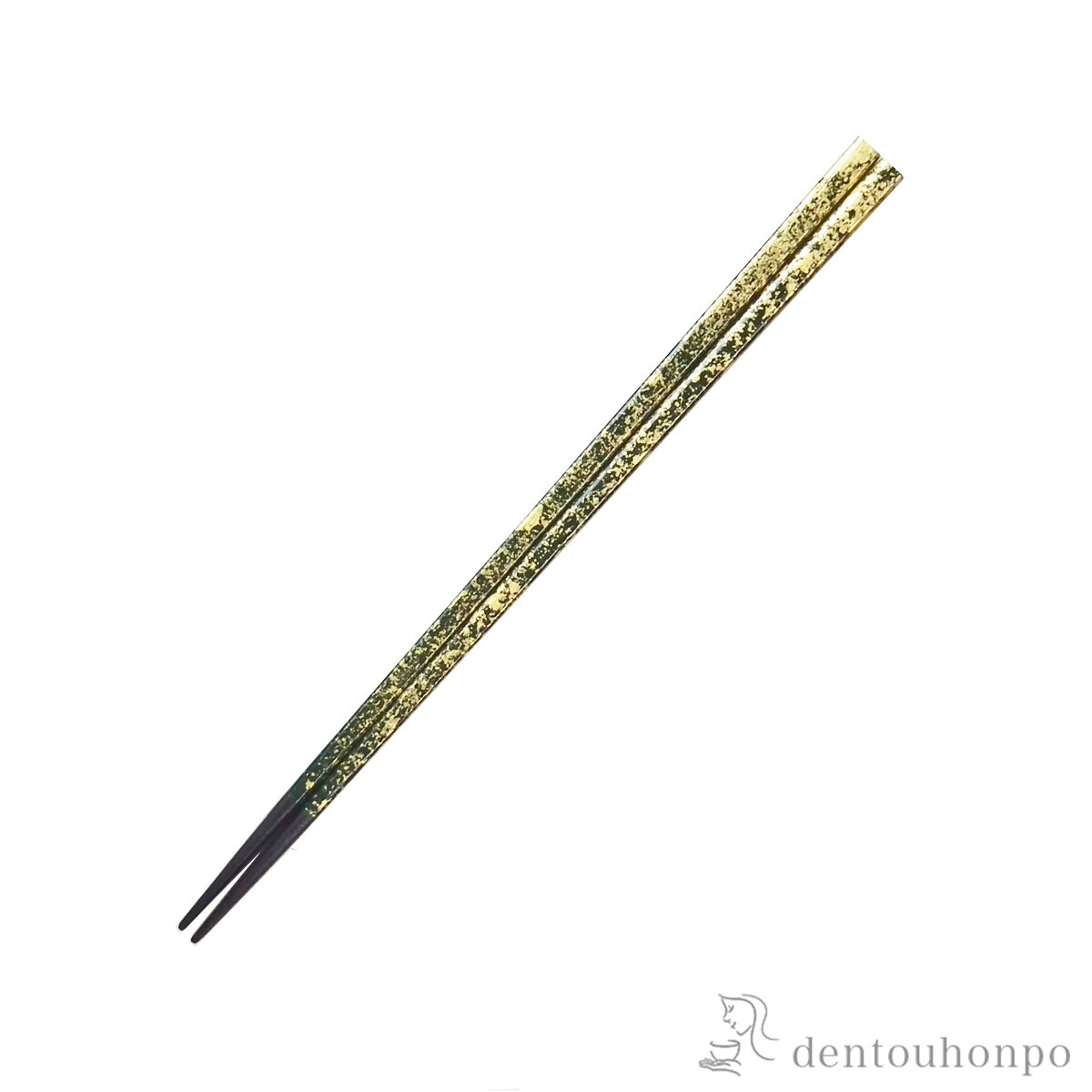 木製箸 鉄木 切箔 緑 23.5cm ( お箸 プレゼント はし 高級箸 塗り箸 山中漆器 結婚 出産 内祝い 引き出物 金婚式 誕生日プレゼント 還暦祝い 古希 喜寿 米寿 退職 定年 プレゼント お祝い お返し お礼 令和 両親 父 母 男性 女性 日本製 おすすめ おしゃれ )