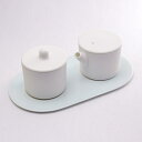 【LINE登録で300円クーポン】 S&B Milk Can & Sugar Can & Platter Set Plain White ( 1616 / ar...