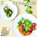 【10％OFFクーポン 本日23:59まで】TY Palace(パレス) 220mm 1枚 紙箱入り ( 1616 / arita japan TY Palace あす楽 母の日 早割 プレゼント 初任給 TYパレス プレート 皿 オーブン レンジ可 陶器 有田焼 結婚 出産 内祝い 引き出物 金婚式 誕生日プレゼント 還暦祝い )