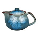 【10%OFFクーポン 本日23:59まで】 九谷焼 ポット急須 銀山茶花 ( 母の日 プレゼント 初任給 取っ手付き 茶こし付き 茶器 急須 ティーポット 九...