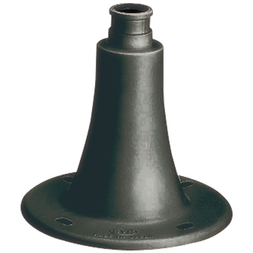 岩崎電気　ランプホルダ用台座　F5A/BK （側面穴付コード引出し形） 黒色　☆インボイス領収書可能