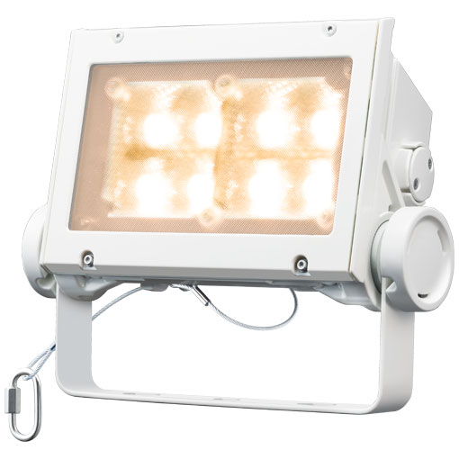 乐天商城 - 岩崎電気　 レディオック フラッド ネオ　ECF6040W/LSAN8/W　電球色タイプ　60クラス　広角タイプ　ホワイト