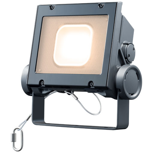 岩崎電気　 レディオック フラッド ネオ　ECF4040SW/LSAN8/DG　電球色タイプ　40クラス　超広角タイプ　ダークグレイ　＜旧形式：ECF0495L/SAN8/DG＞