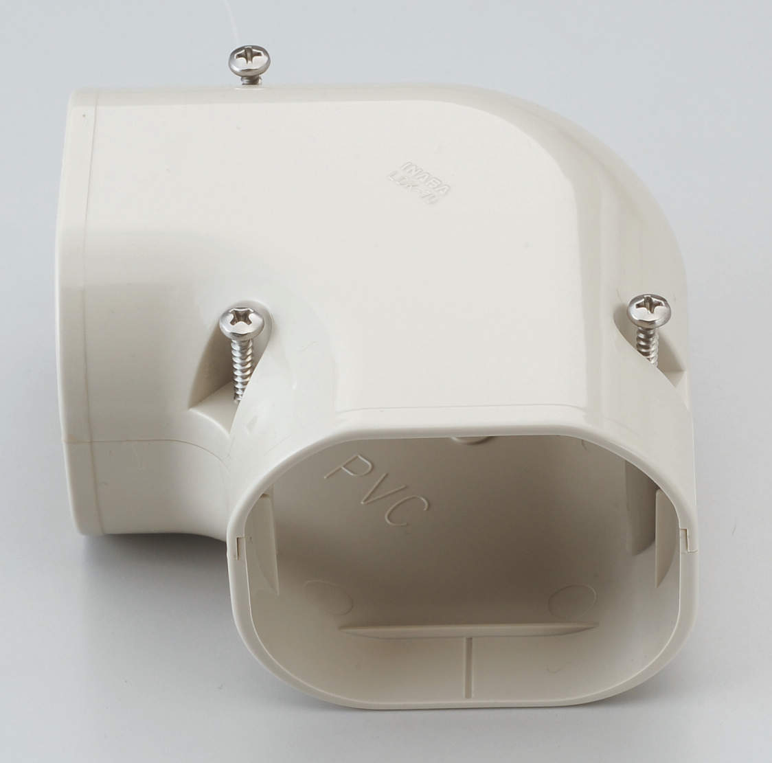 新品　因幡電工　LDK-90-I　スリムダクトLD　コーナー平面90°　（平面90°曲り）　アイボリー　領収書可能