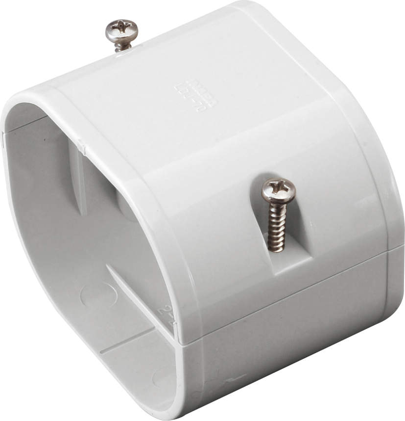 新品　因幡電工　LDJ-70-W　スリムダクトLD　ジョイント　（直線継手）　ホワイト　領収書可能