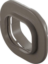 新品　因幡電工　LDWC-70-B　スリムダクトLD　スリムキャップ　（壁貫通部用化粧キャップ）　ブラウン　領収書可能