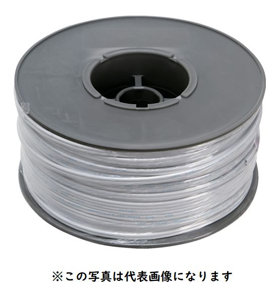 KHD　JAPPY　VFF　0.75SQ　白　100m巻　ボビン巻　ビニル平型コード　300V　インボイス領収書可能